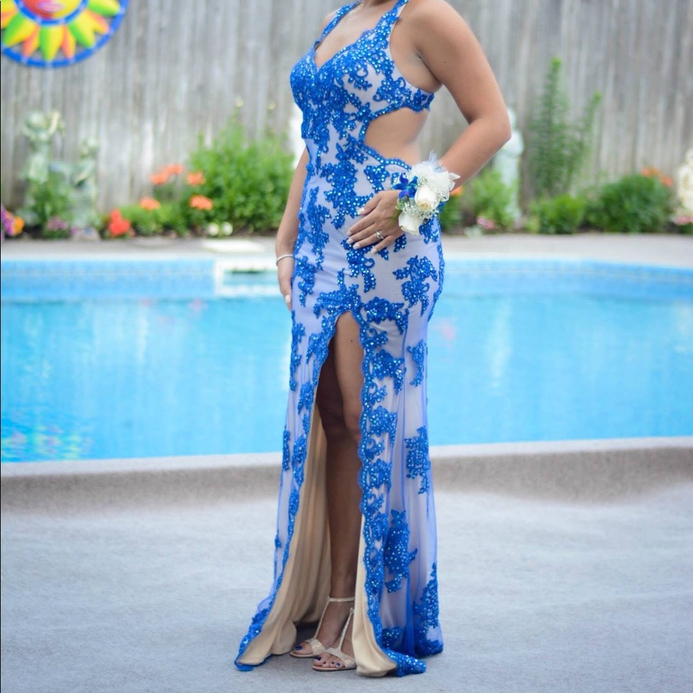 Blue Prom Dress